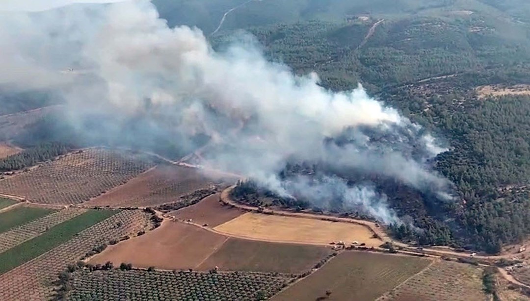 Manisa Gölmarmara'daki yangın kontrol altına alındı