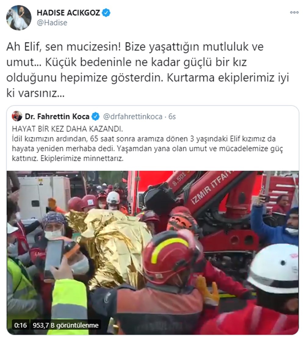 Hadise: Sen mucizesin! (Ünlü isimlerden Elif Perinçek paylaşımları) - 1