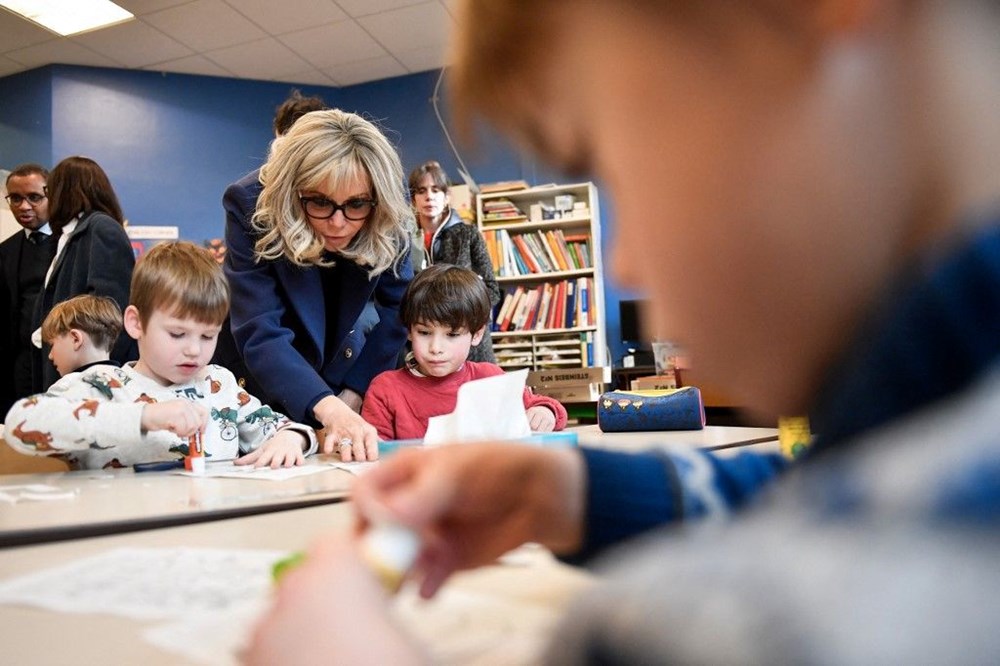 Fransa'nın First Lady'si Brigitte Macron cinsiyetsiz Fransızca kullanımına karşı çıktı - 3