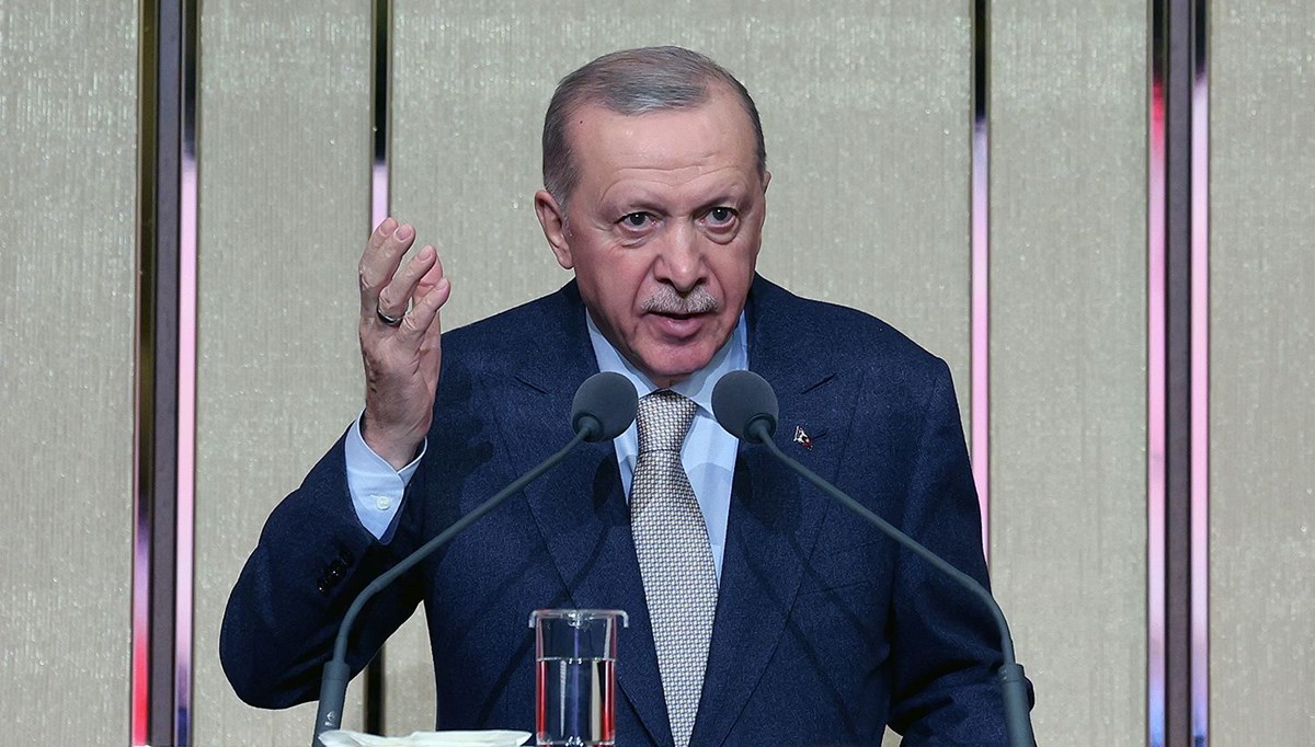 Cumhurbaşkanı Erdoğan güvenlik güçleriyle iftar töreninde konuşuyor