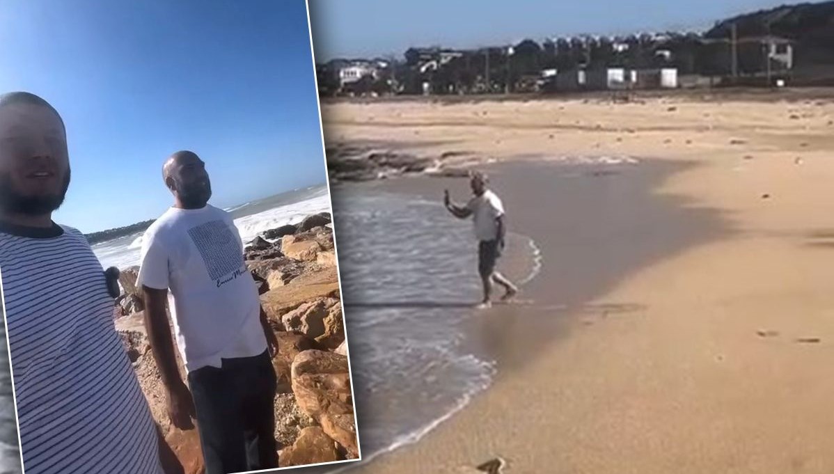 Dalgalar düşürdü, kayboldu