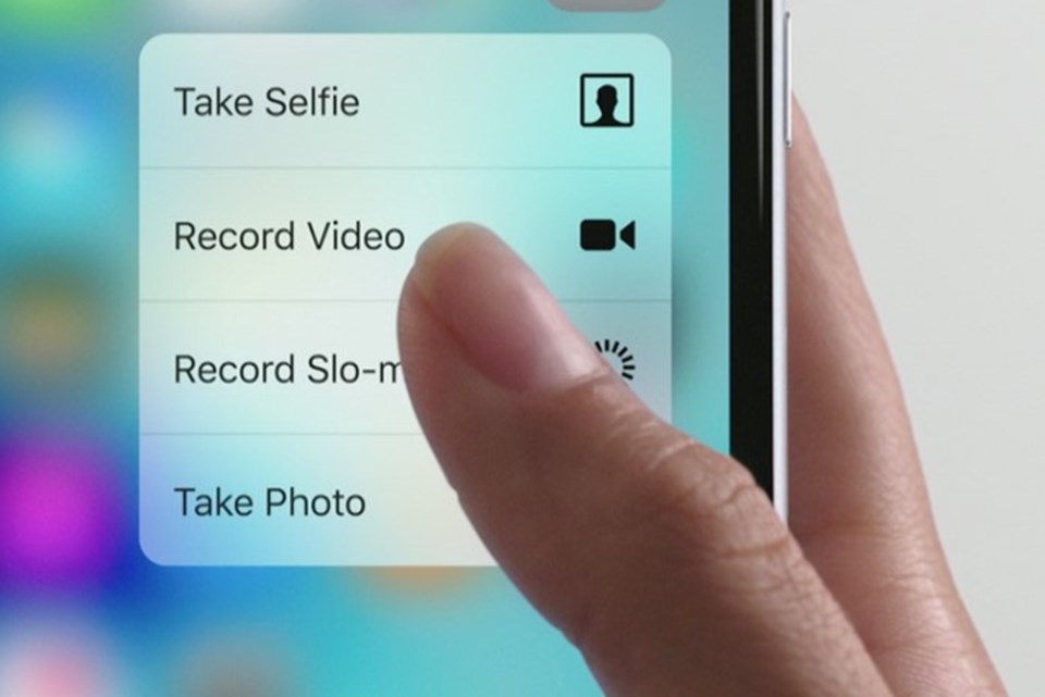 Yeni iPhone modellerinde '3D Touch' adı verilen bir özellik yer alacak.
