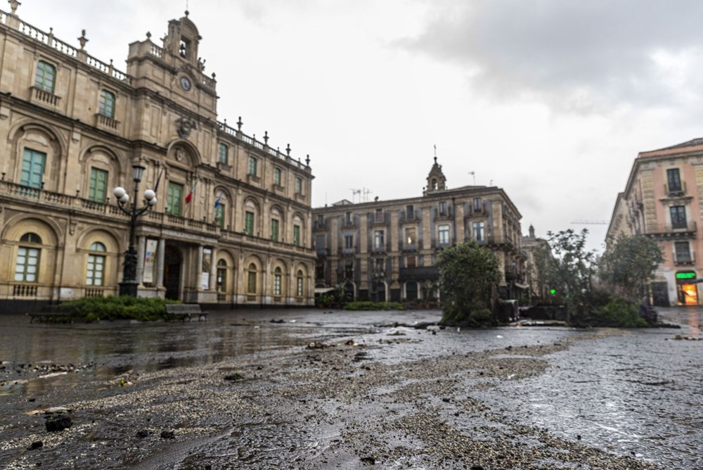 İtalya'nın Katanya kentini sel vurdu - 14