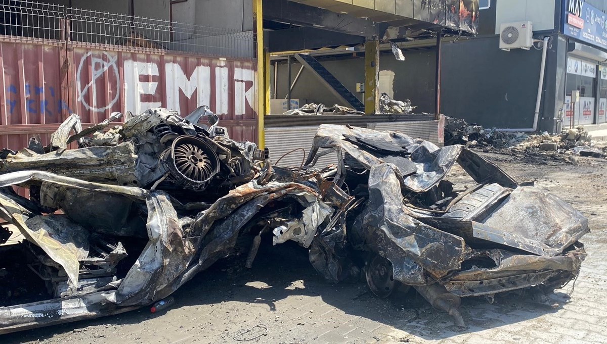 Hatay'da korkutan yangın