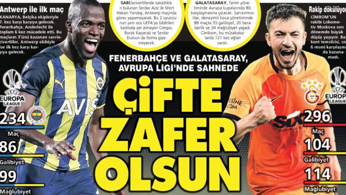 Günün spor manşetleri (21 Ekim 2021) Günün spor manşetleri (21 Ekim 2021)