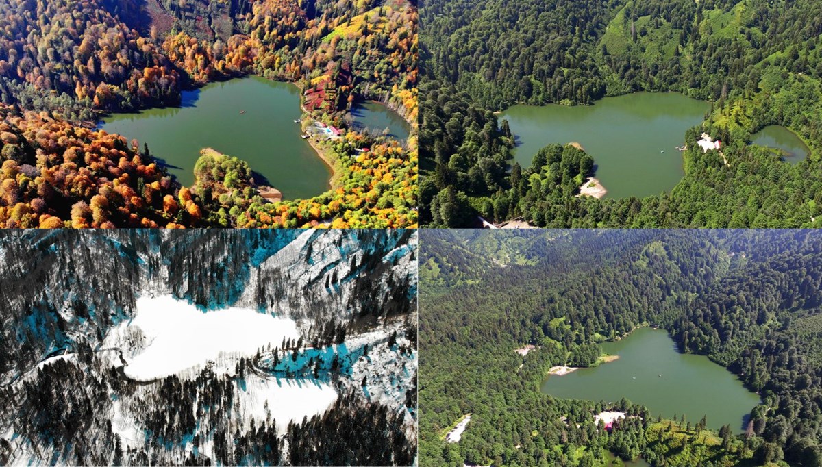 Borçka Karagöl'ün 4 mevsim fotoğrafları büyülüyor