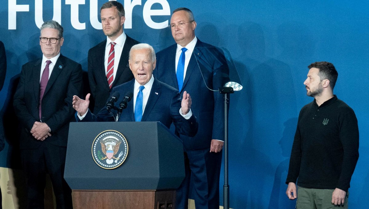 ABD Başkanı Joe Biden’dan NATO Zirvesi’nde yeni gaf: Zelenski yerine Putin'i anons etti ABD Başkanı Joe Biden’dan NATO Zirvesi’nde yeni gaf: Zelenski yerine Putin'i anons etti
