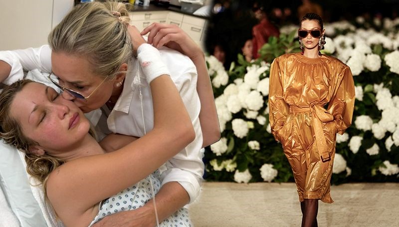 Bella Hadid tedaviden haftalar sonra podyumda