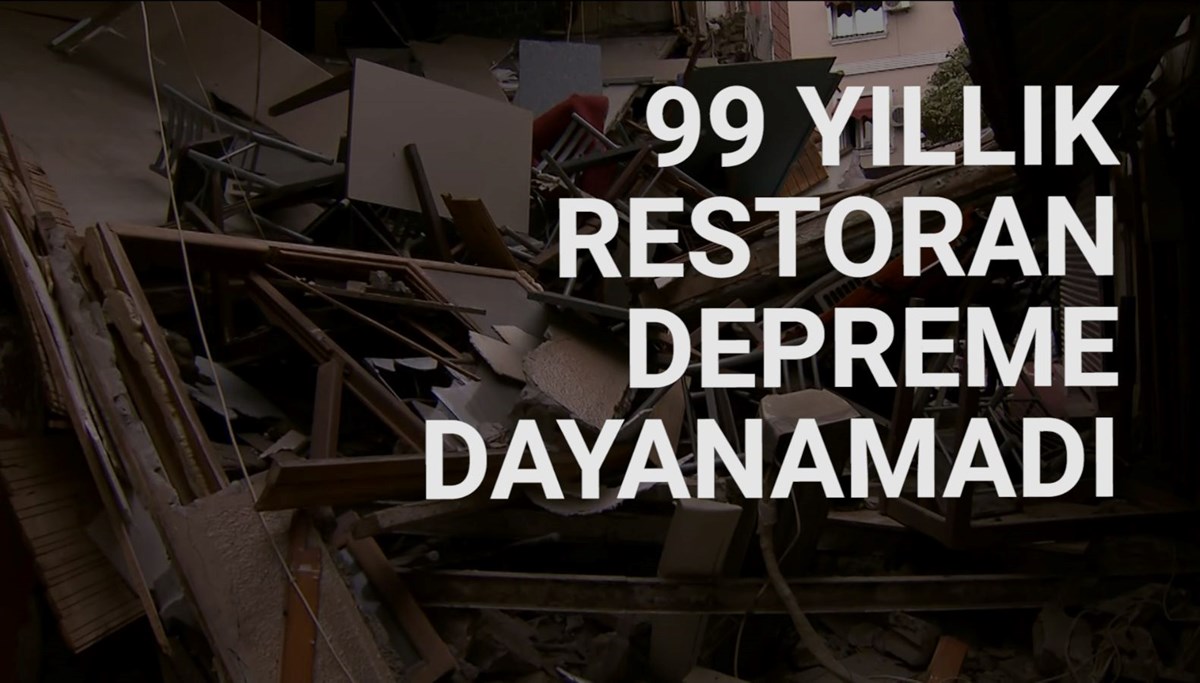 5,9’luk deprem restoranı yerle bir etti 5,9’luk deprem restoranı yerle bir etti