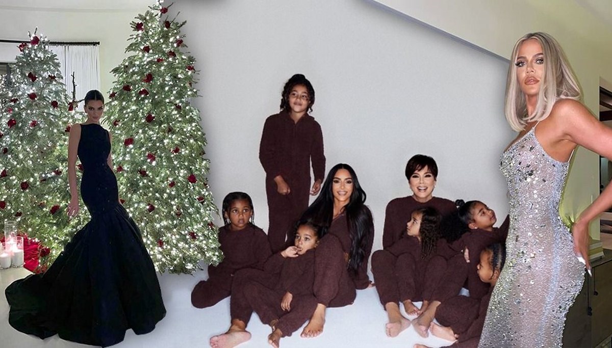 Kim Kardashian ve ailesinden Noel kutlaması