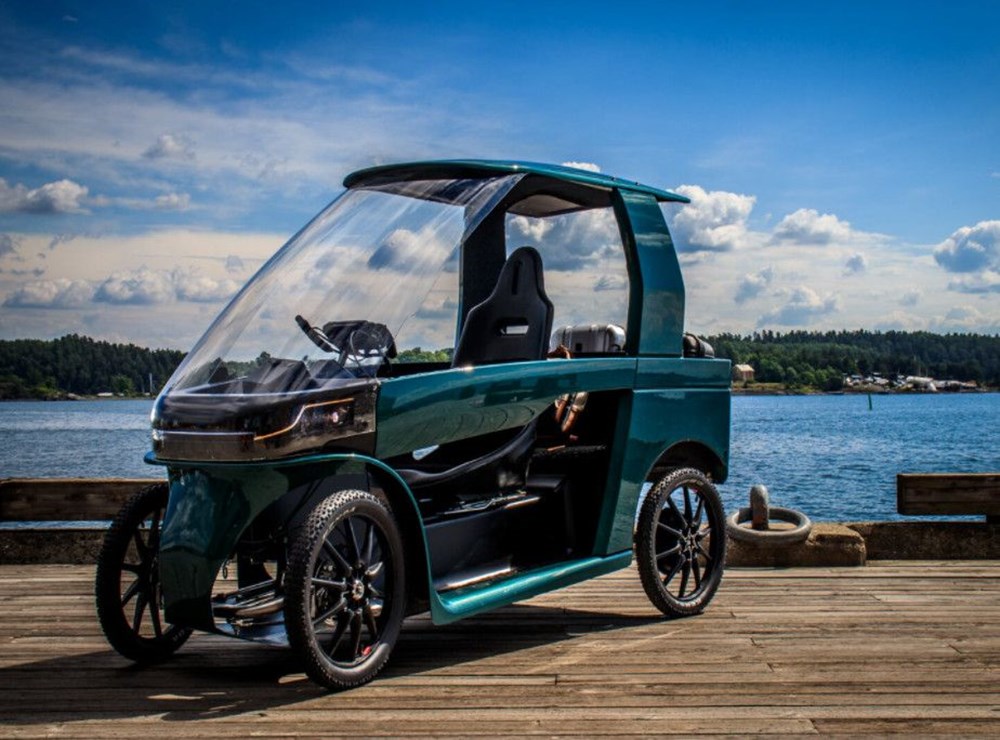 Konforlu seyahat için dört tekerli elektrikli bisiklet - 6