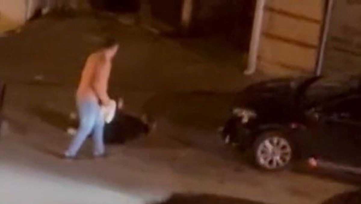 İstanbul'da hamile kadına sokak ortasında şiddet İstanbul'da hamile kadına sokak ortasında şiddet