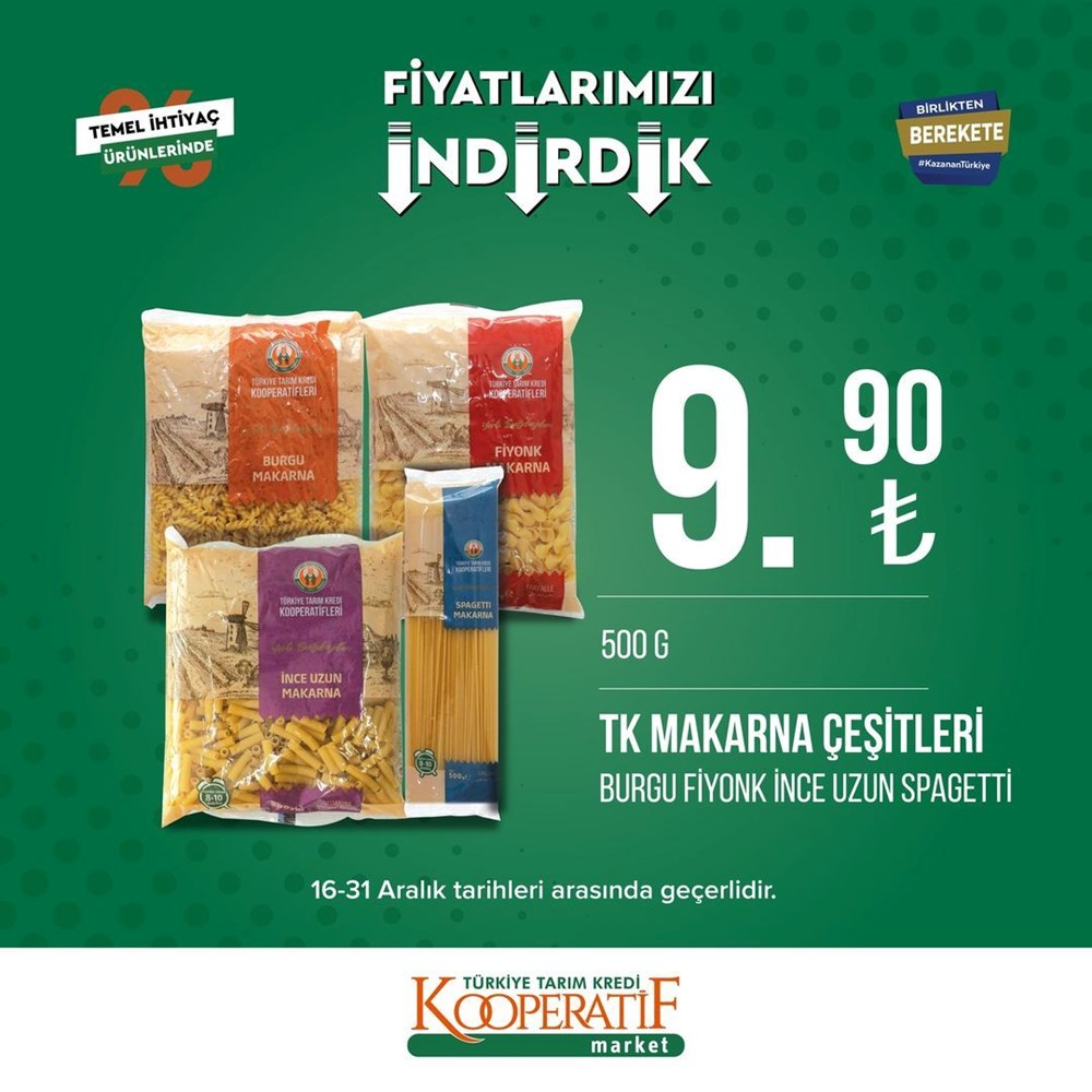 Tarım Kredi Kooperatif Market yeni indirimli ürünler listesini yayınladı (16-31 Aralık güncel indirimli ürünler kataloğu) - 22