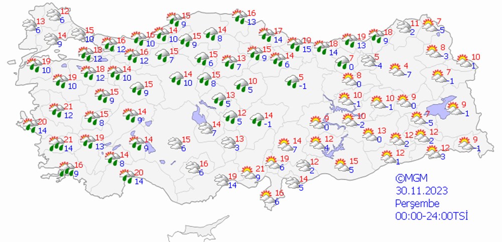 İstanbul ve 19 il için sağanak yağış uyarısı - 11