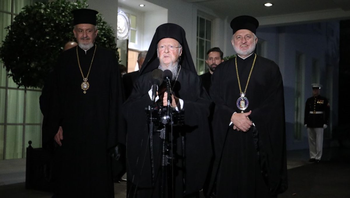 ABD Başkanı Biden, Fener Rum Patriği Bartholomeos ile Beyaz Saray'da görüştü
