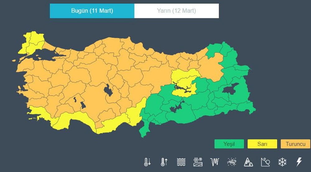 Meteoroloji'den 58 il için uyarı (Hafta sonu hava nasıl olacak?) - 3