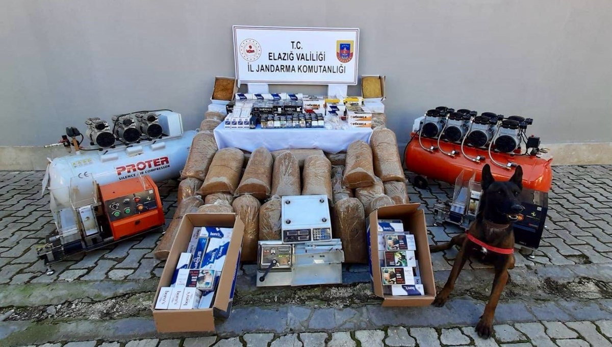 Elazığ’da kaçak 47 bin makaron ve 340 kilo tütün ele geçirildi Elazığ’da kaçak 47 bin makaron ve 340 kilo tütün ele geçirildi