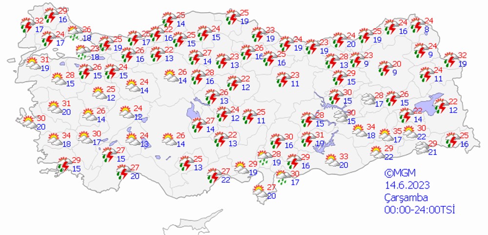Meteoroloji 20 il için uyardı (bugün hava nasıl olacak?) - 8