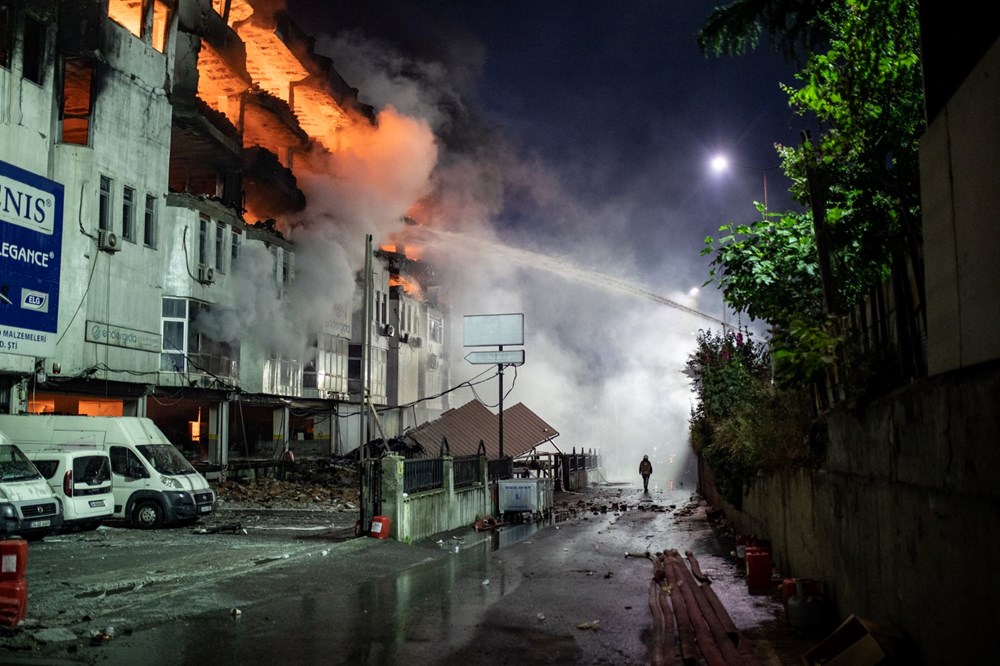 Başakşehir İkitelli Organize Sanayi Bölgesi'nde yangın - 8