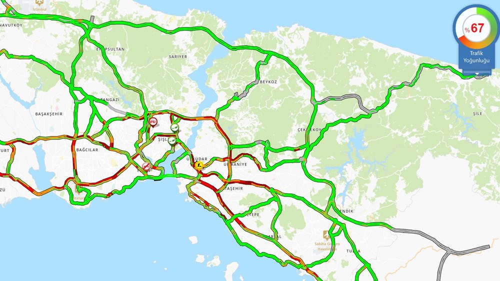 İstanbul'da beklenen sağanak yağış başladı - 4