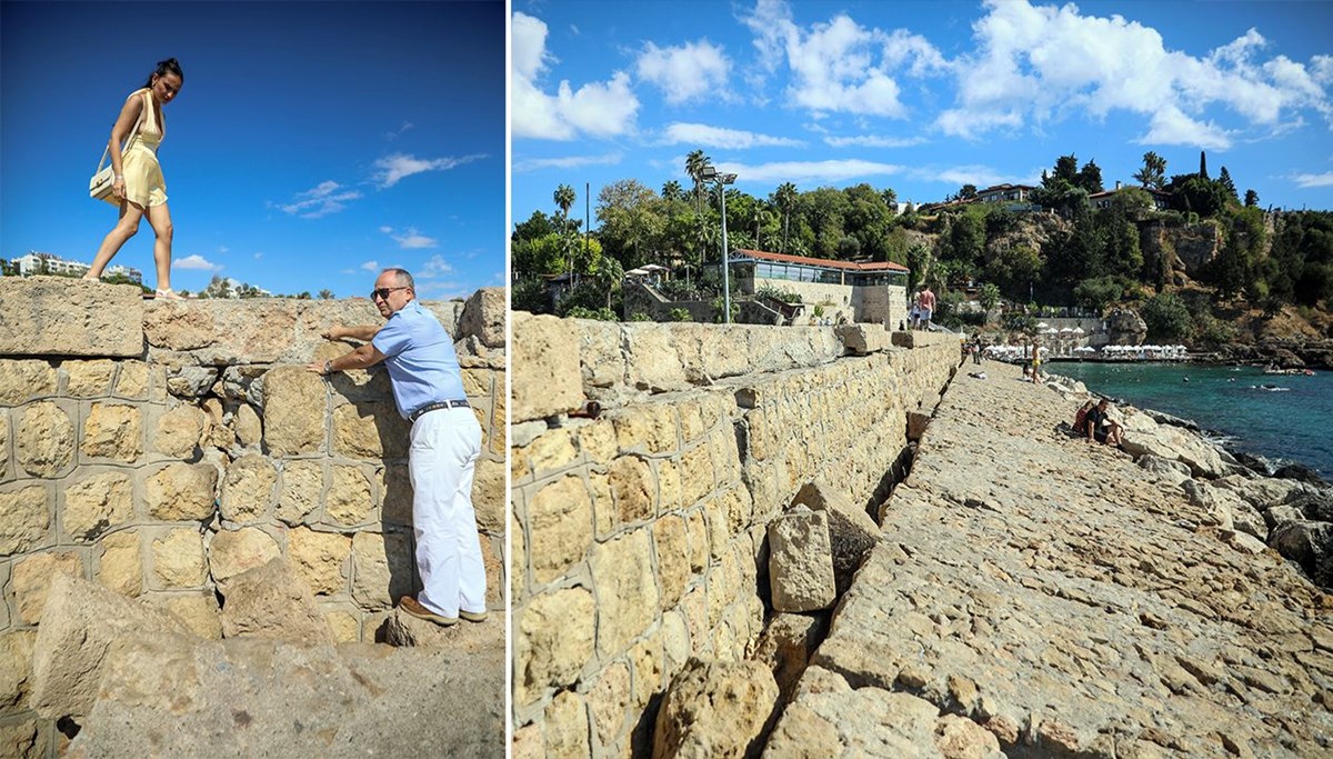 Tatilcilerin uğrak noktası zamana direniyor: Çatlaklar her geçen yıl büyüyor