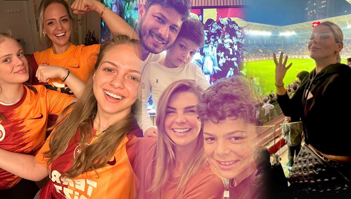 Galatasaraylı ünlülerin şampiyonluk coşkusu