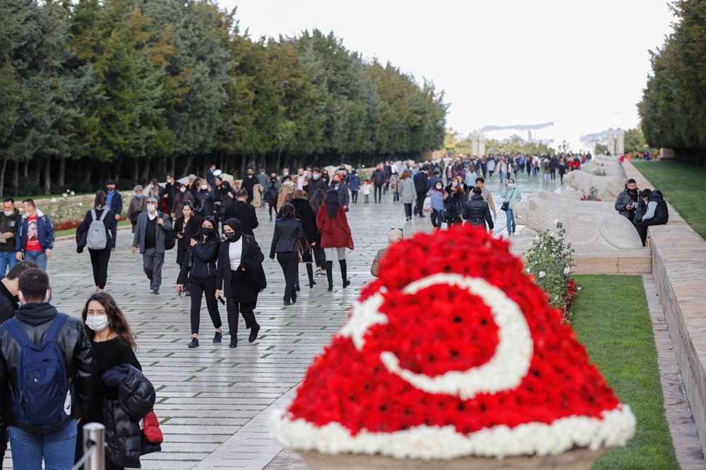 Anıtkabir'e ziyaretçi akını - 7