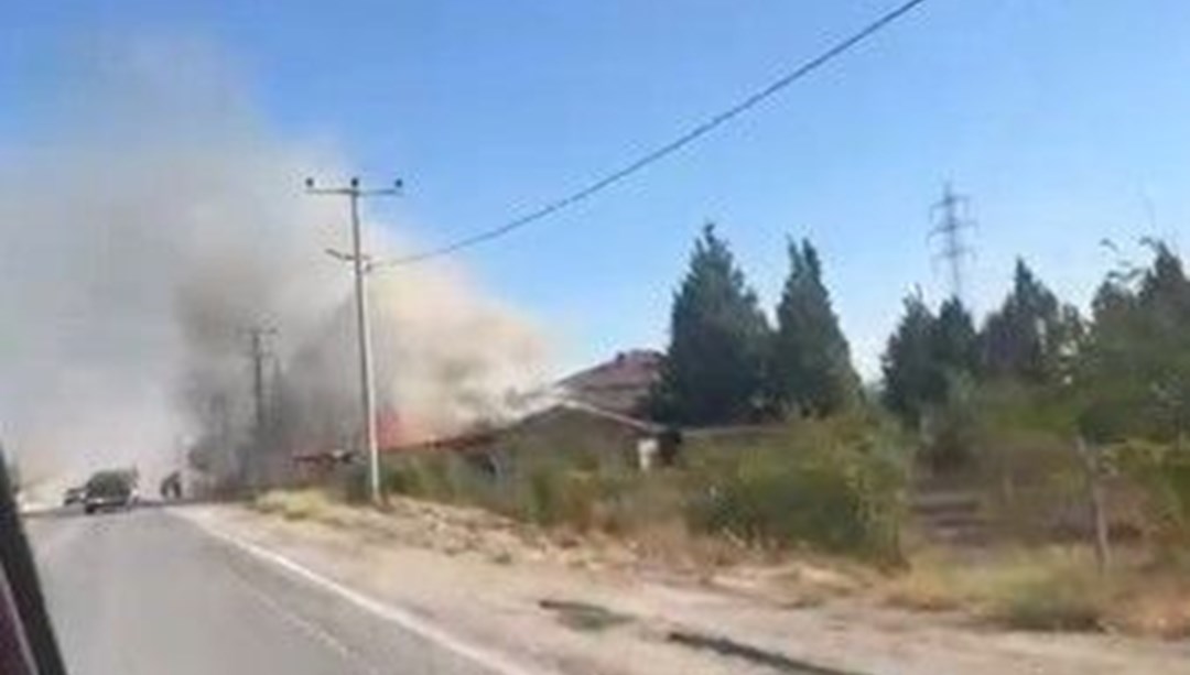 Bursa'daki fabrika yangını paniğe neden oldu