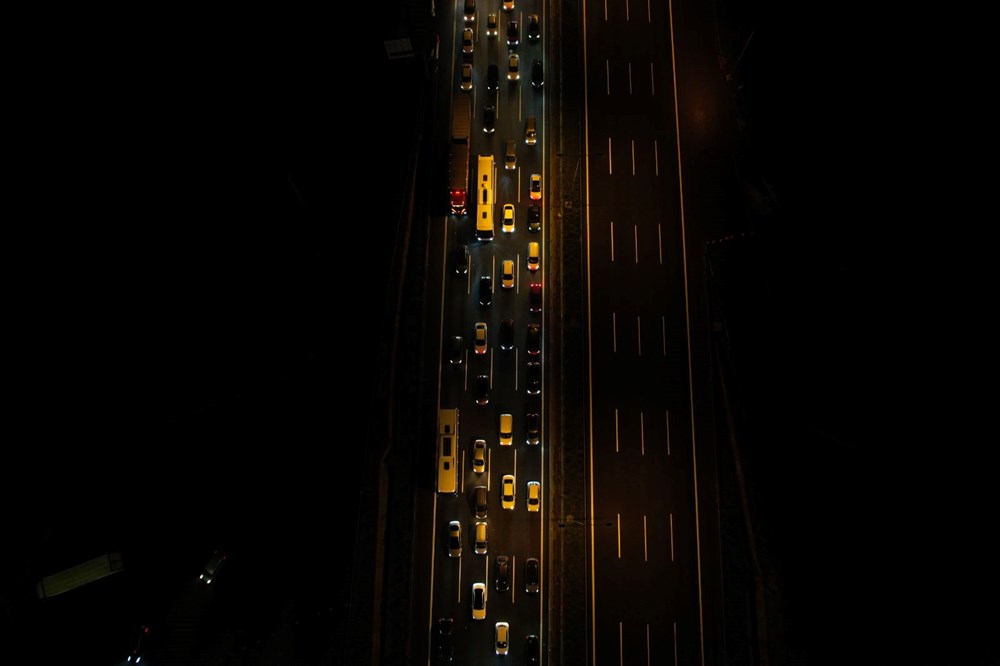 Bayram Seyahati Zirvesi: Otoyollarda Trafik Kilitlendi 76