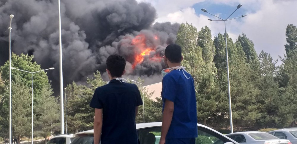 Erzurum Atatürk Üniversitesi'nde yangın - 2