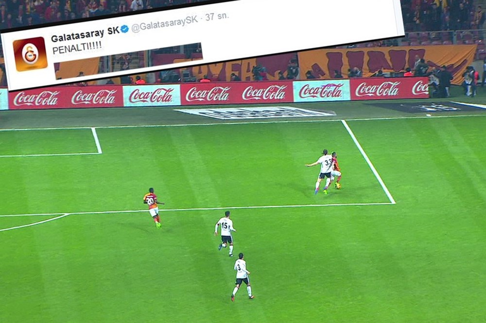 Galatasaray-Beşiktaş derbisinde penaltı tartışması - 1