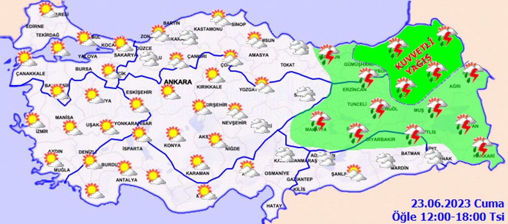 Meteoroloji'den 6 il için sarı ve turuncu kodlu uyarı (Bugün hava nasıl olacak?) - 6
