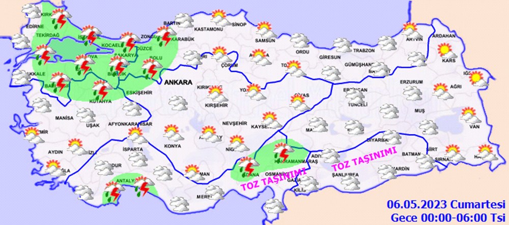 Sıcaklıklar düşüyor! 12 il için sarı kodlu uyarı (Bugün hava nasıl olacak?) - 6