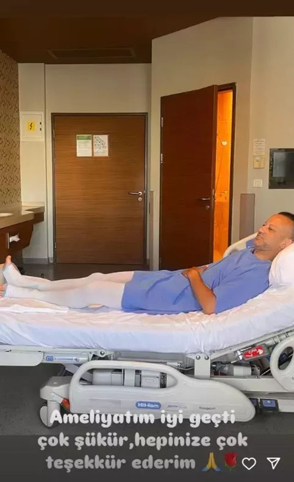 Rıza Kocaoğlu ameliyat oldu: Hastaneden ilk kare - 1