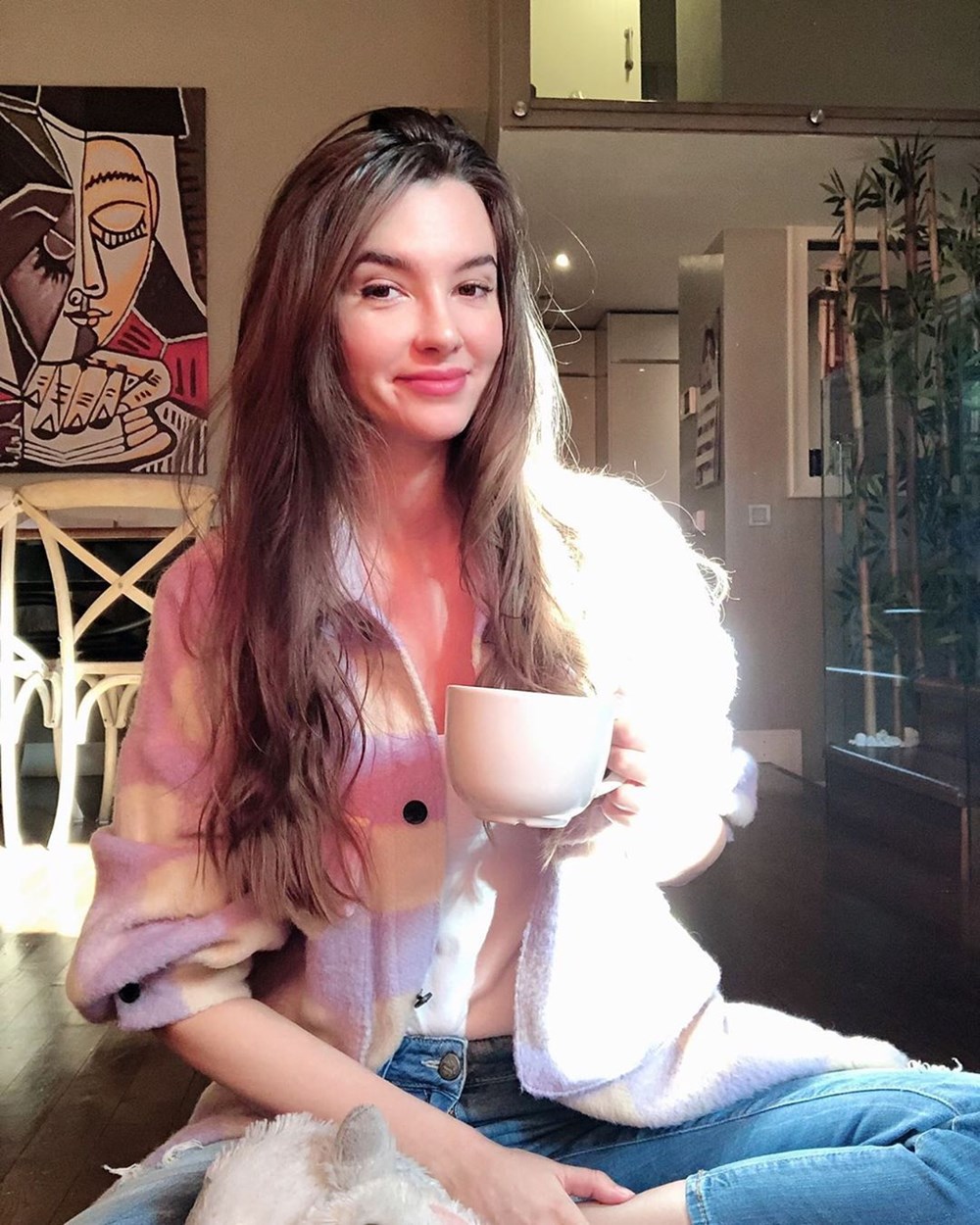 Corona g�nlerinde �nl�lerin ev halleri