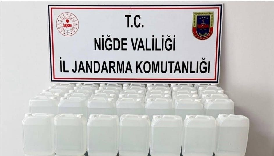 Sahte alkolü kargo yoluyla satacakken yakalandı