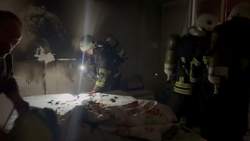 Elektrikli battaniye yangın çıkardı