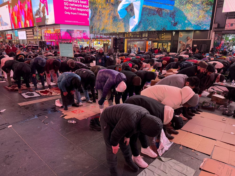New York Times Meydanı’nda teravih namazı - 4