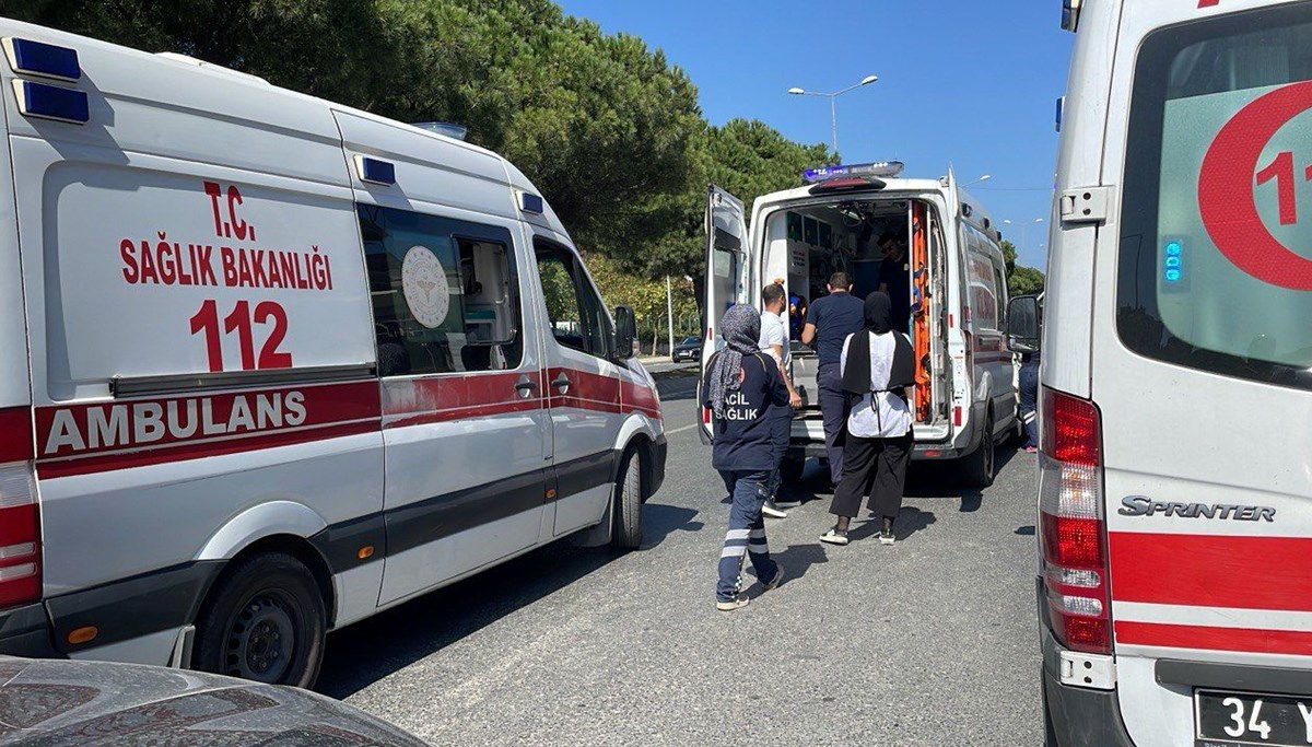 İstanbul'da 6 katlı iş merkezinde yangın paniği İstanbul'da 6 katlı iş merkezinde yangın paniği