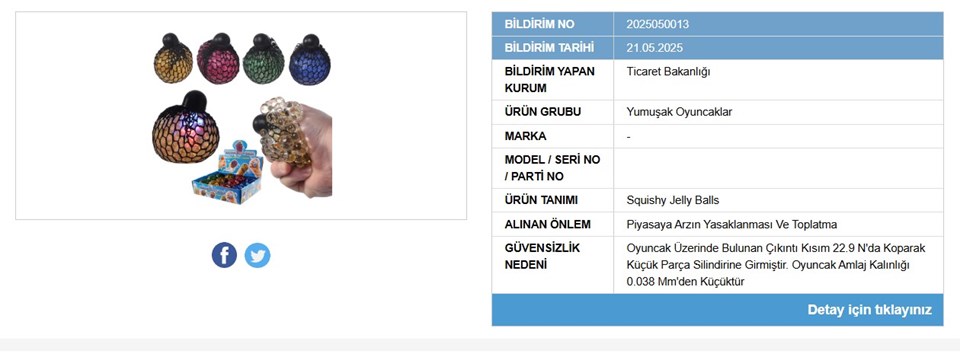 Oyuncakta sağlık tehdidi: Satışı yasaklandı, raflardan toplatılıyor - 1