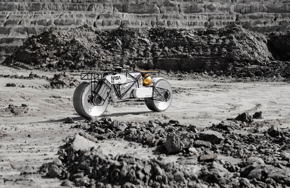 Astronaut motorcycle for use on other planets - 3