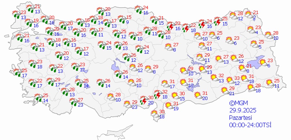 Sıcaklık düşecek, yağışlı hava devam edecek: Yeni haftada hava nasıl olacak? - 5