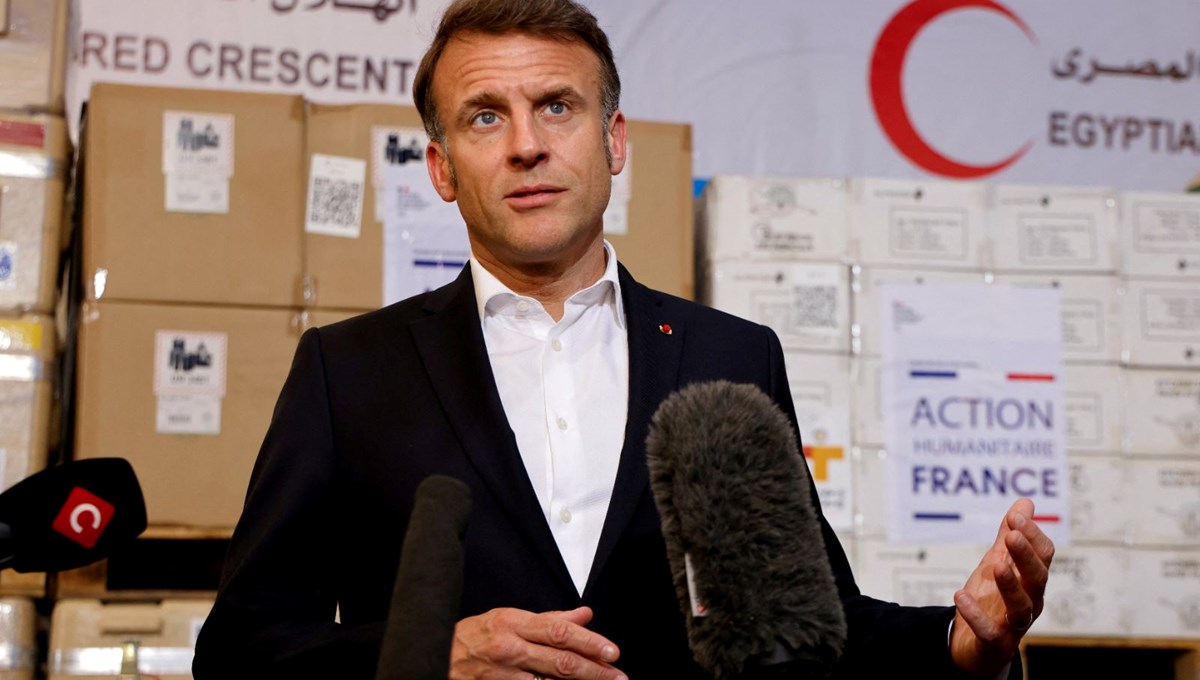 Macron’dan Filistin'i tanıma sinyali Macron’dan Filistin'i tanıma sinyali