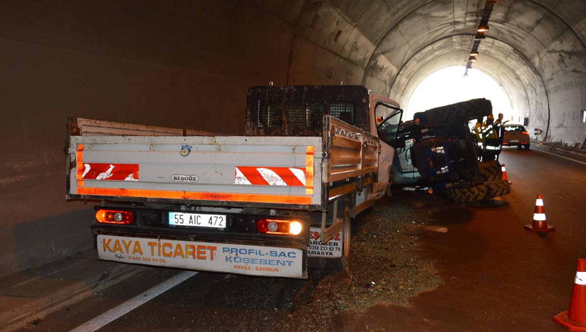 Tünelde feci kaza: Bir ölü