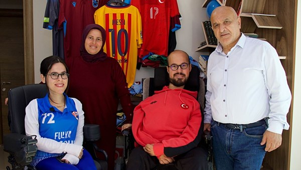 SMA hastası kardeşlerin boccia rekabeti