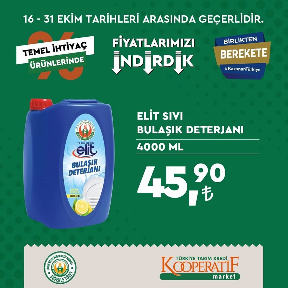 Tarım Kredi Kooperatif Market temel ihtiyaç ürünlerinde büyük indirimler (17-31 Ekim güncel indirimli ürünler kataloğu) - 46