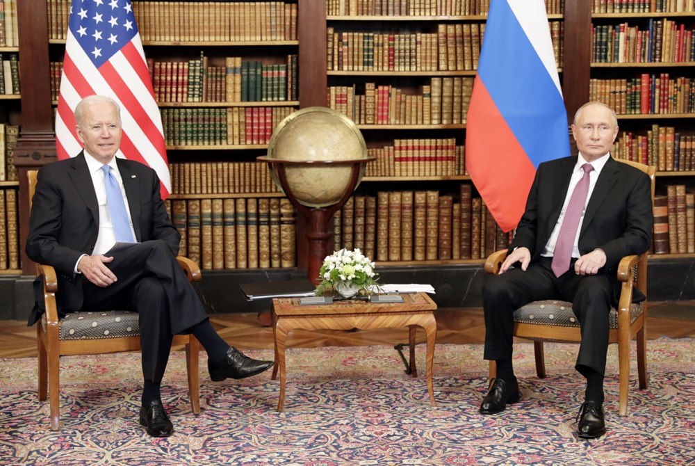 ABD Başkanı Biden ve Rus Devlet Başkanı Putin'in görüşmesi başladı: Zirveden kareler - 7