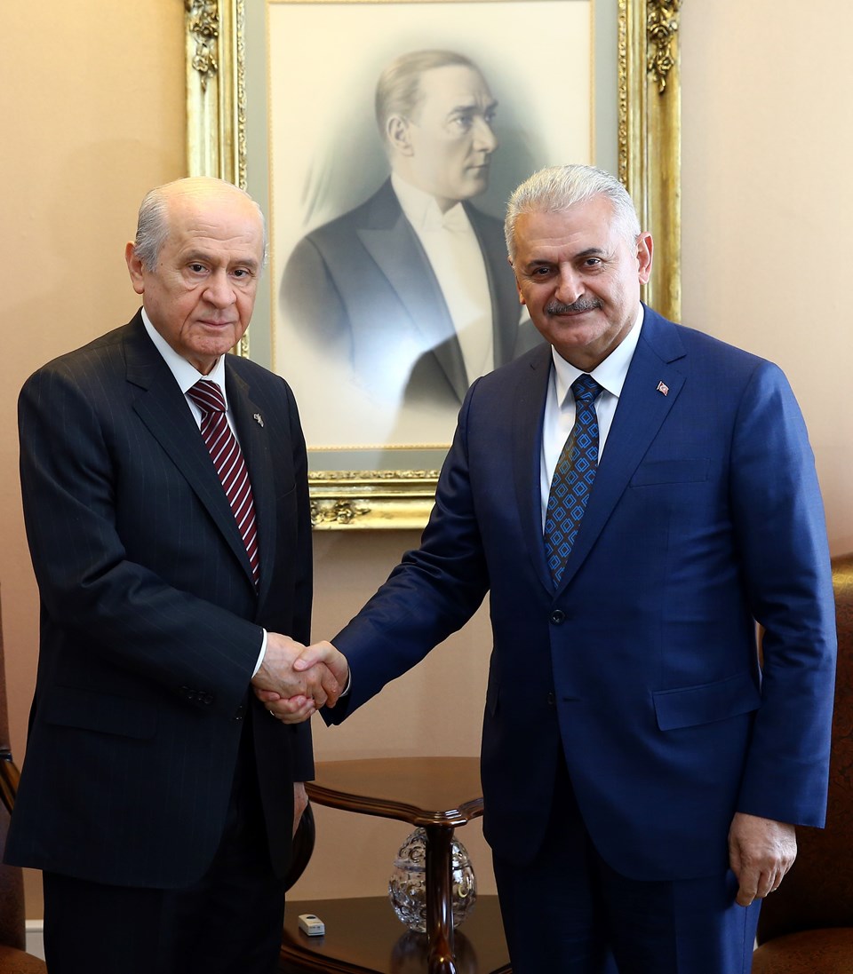 Başbakan Yıldırım, Kılıçdaroğlu ve Bahçeli ile bir araya geldi - 7