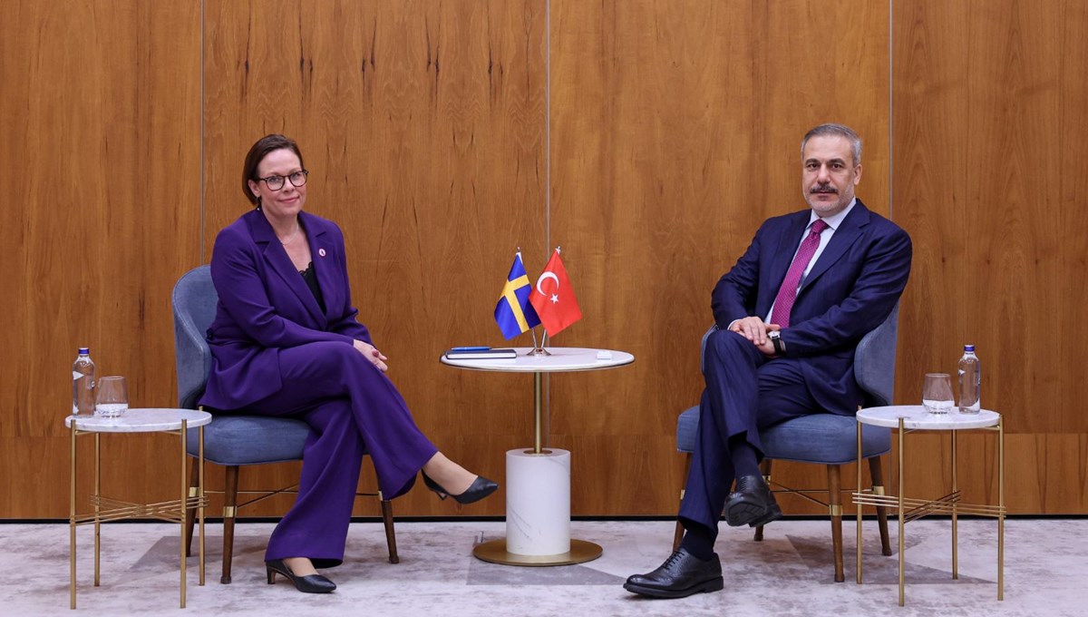 Fidan, İsveçli mevkdaşıyla görüştü