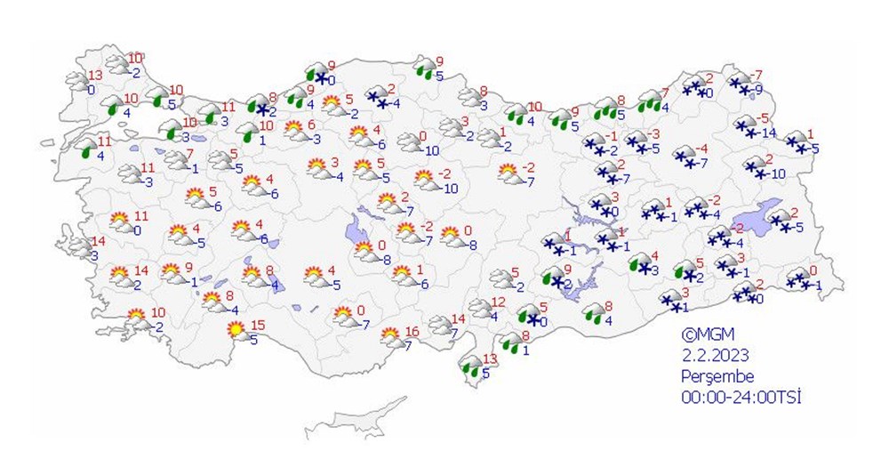 Meteoroloji'den 42 il için kar yağışı uyarısı (İstanbul, Ankara ve diğer illerde bugün hava nasıl olacak?) - 12